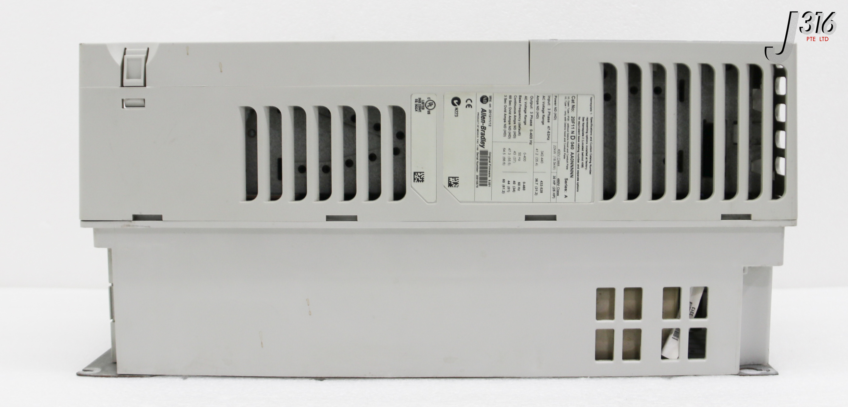 ３ちゃんです。 35789 ALLEN BRADLEY AC DRIVES, PN-58340, 20F11D040AA0NNNNN